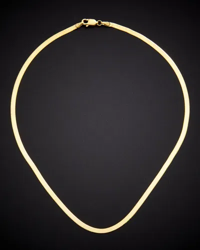 Italian Gold 14k  2.8mm Flex Herringbone Necklace