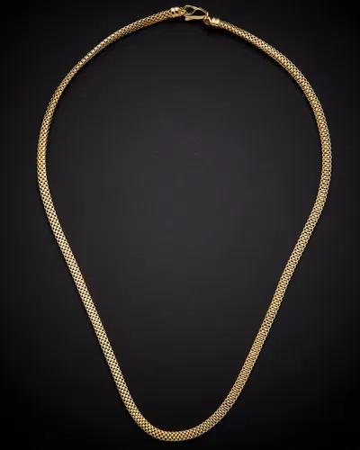 Italian Gold 14k  3.3mm Mesh Necklace