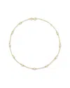 Italian Gold 14k  3mm Pearl Ball Bracelet