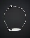 Italian Gold Adjustable Heart Bracelet