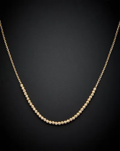Italian Gold 14k  Adjustable Necklace