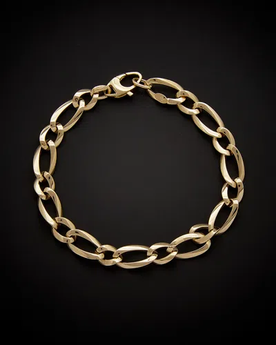 Italian Gold Alternate Links Bracelet In Gold