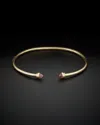 Italian Gold Amethyst Cuff