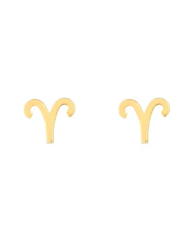 Italian Gold 14k  Aries Earrings