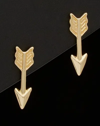 Italian Gold Arrow Studs