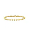Italian Gold 14k  Ball Bead Ankle Bracelet