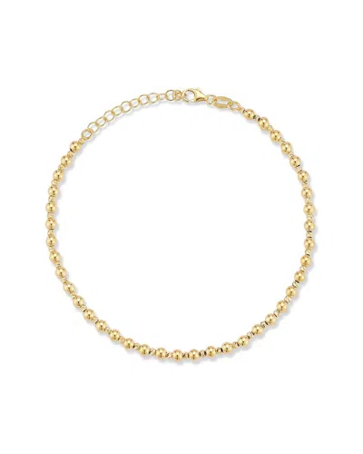 Italian Gold 14k  Ball Bracelet