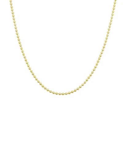 Italian Gold Ball Chain Necklace