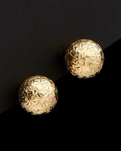 Italian Gold Ball Earrings