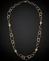 Italian Gold Ball Station Necklace
