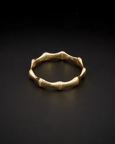 Italian Gold 14k  Bamboo Ring