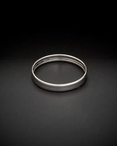 Italian Gold Band Ring In Metallic
