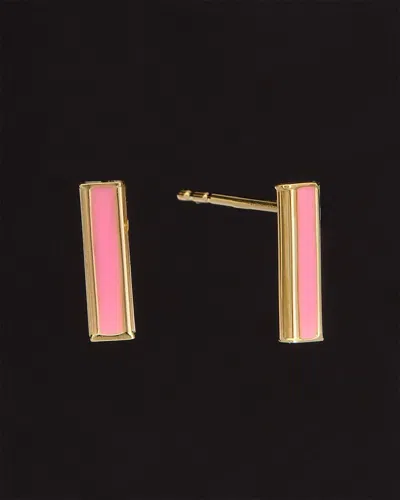 Italian Gold Bar Studs