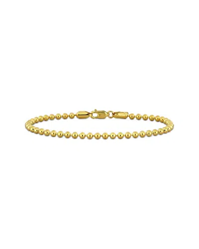 Italian Gold 14k  Bead Bracelet