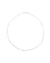 Italian Gold 14k  Bead Station Anklet