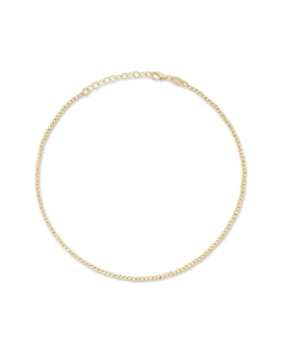 Italian Gold 14k  Beaded Ball Bracelet