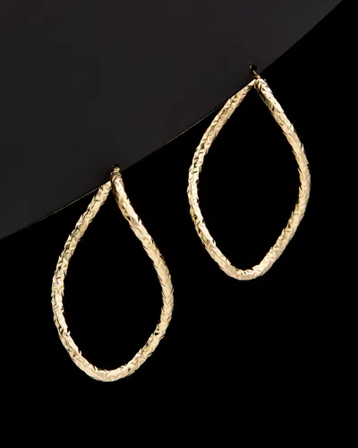 Italian Gold Bold Hoops