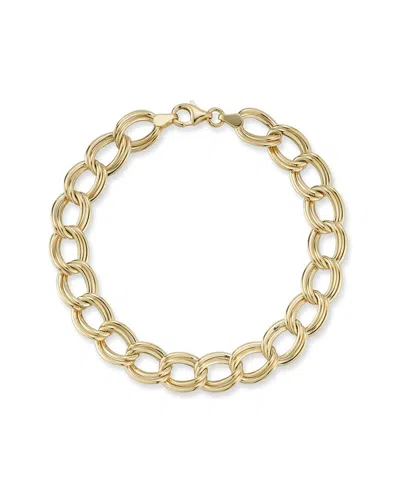 Italian Gold 14k  Bold Link Bracelet