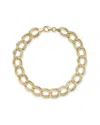 Italian Gold 14k  Bold Link Bracelet
