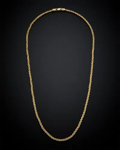 Italian Gold Braided Necklace