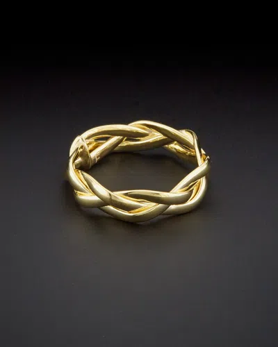 Italian Gold Braided Ring