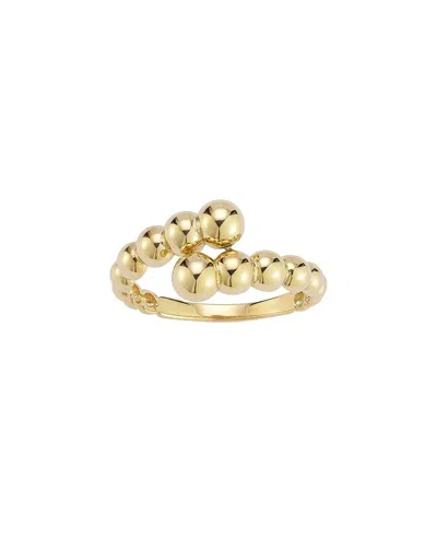 Italian Gold 14k  Bubble Bypass Ring