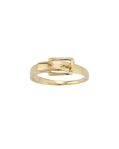 Italian Gold 14k  Buckle Ring