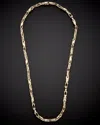Italian Gold Bullet Link Necklace