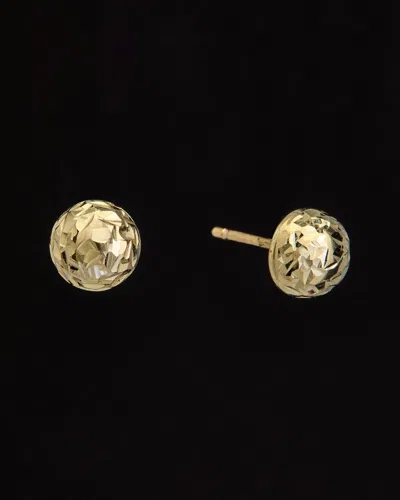 Italian Gold Button Studs In Gold