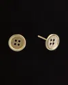 Italian Gold Button Studs