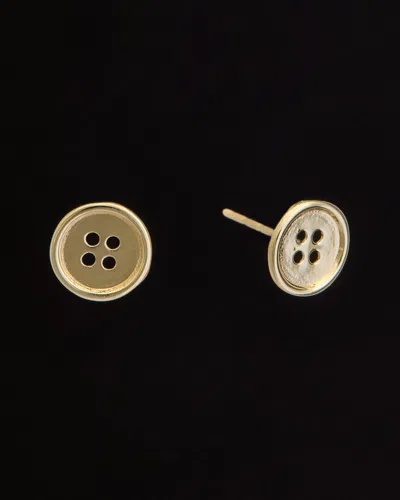 Italian Gold Button Studs