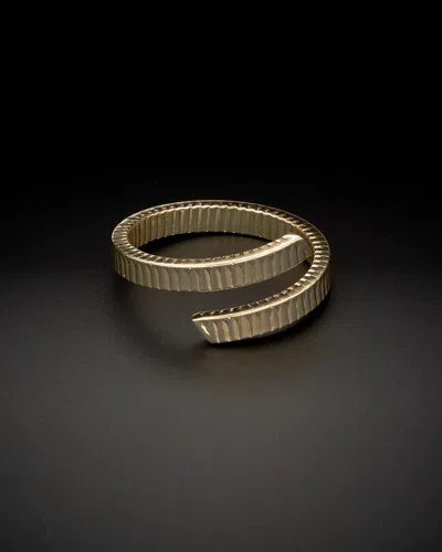 Italian Gold Bypass Ring In Gold
