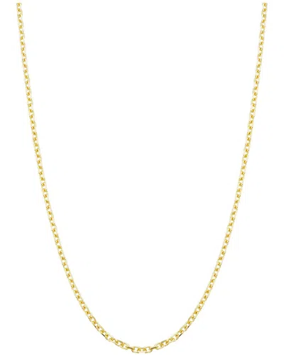 Italian Gold Cable Link Chain Necklace