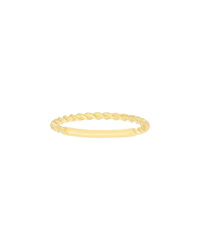 Italian Gold Cable Twist Ring