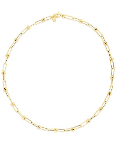 Italian Gold Chain Link Jax Necklace