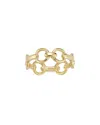 Italian Gold 14k  Chain Link Ring
