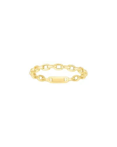 Italian Gold Chain Ring