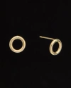 Italian Gold 14k  Circle Studs