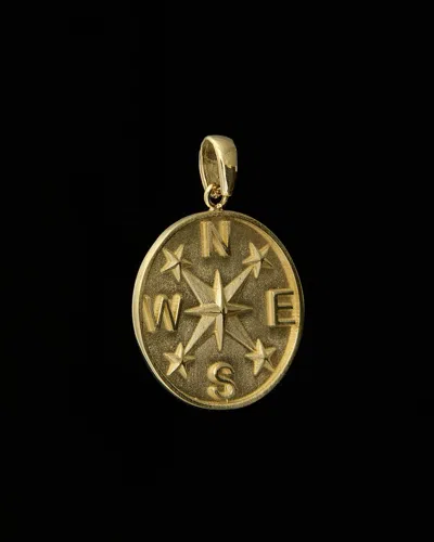 Italian Gold Compass Pendant
