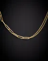 Italian Gold 14k  Connector Chain Necklace