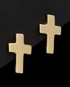 Italian Gold Cross Studs