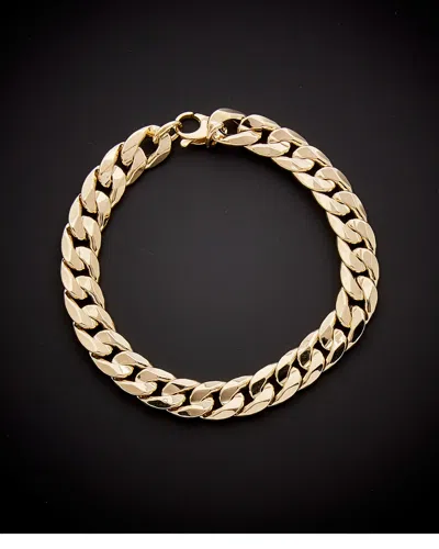 ITALIAN GOLD 14K ITALIAN GOLD CUBAN CURB LINK BRACELET