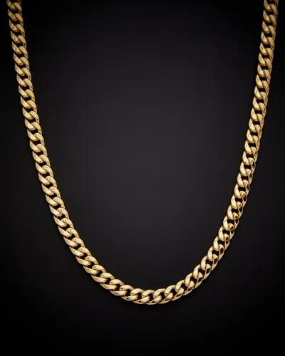 Italian Gold Cuban Link 30in Necklace