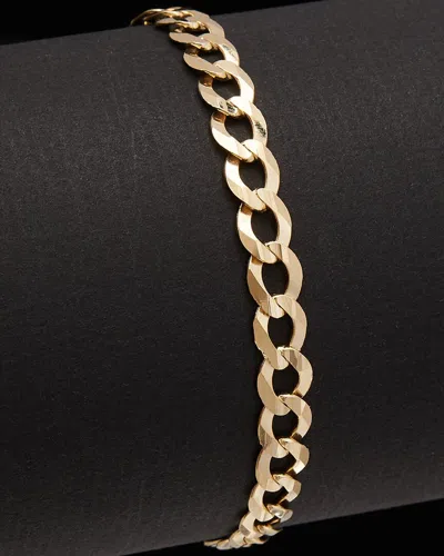 Italian Gold Cuban Miami Link Bracelet In Gold