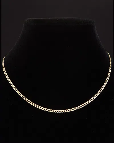 Italian Gold 14k  Cuban Miami Link Necklace