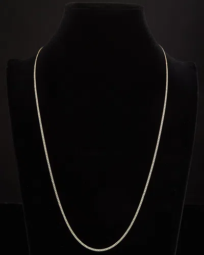 Italian Gold 14k  Cuban Miami Link Necklace