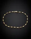 Italian Gold Cube Station Anklet