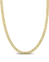 Italian Gold 14k  Curb Link Chain Necklace In Gold