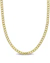 Italian Gold 14k  Curb Link Chain Necklace