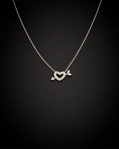 Italian Gold Cz Necklace